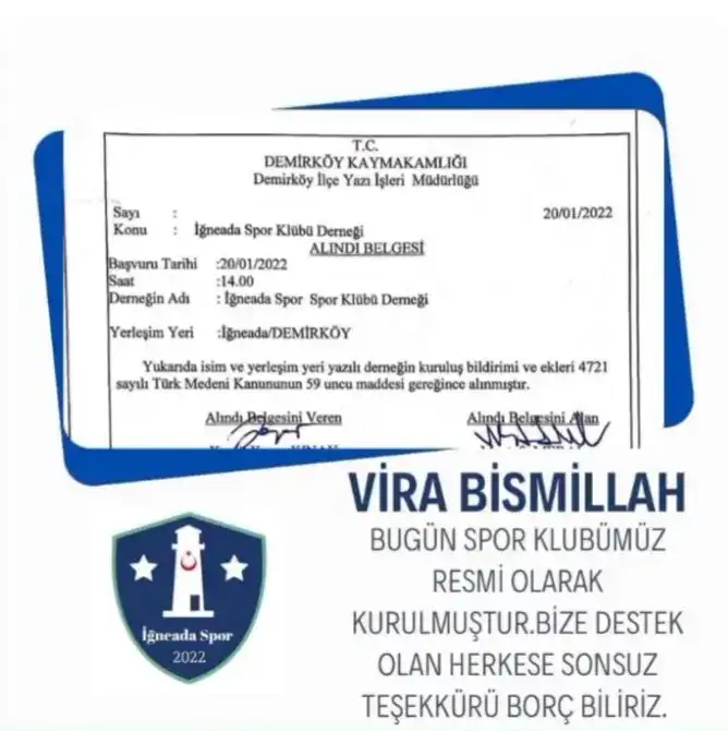 İğneada Spor Kulübü Kuruldu 2 igneada spor kulubu2