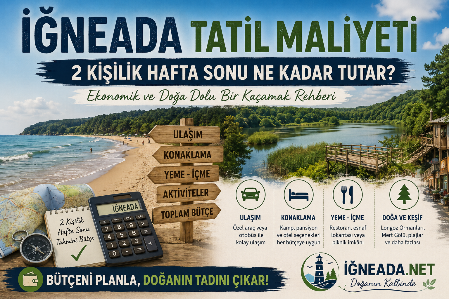 İğneada Tatil Maliyeti: 2 Kişilik Hafta Sonu Ne Kadar Tutar?