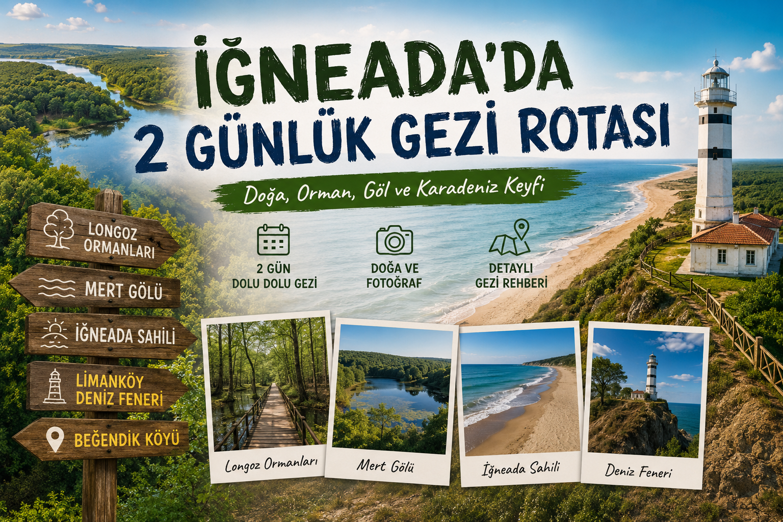 İğneada’da 2 Günlük Gezi Rotası | Hafta Sonu Gezi Rehberi