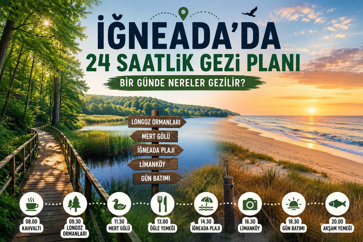 İğneada’da 24 Saatlik Gezi Planı