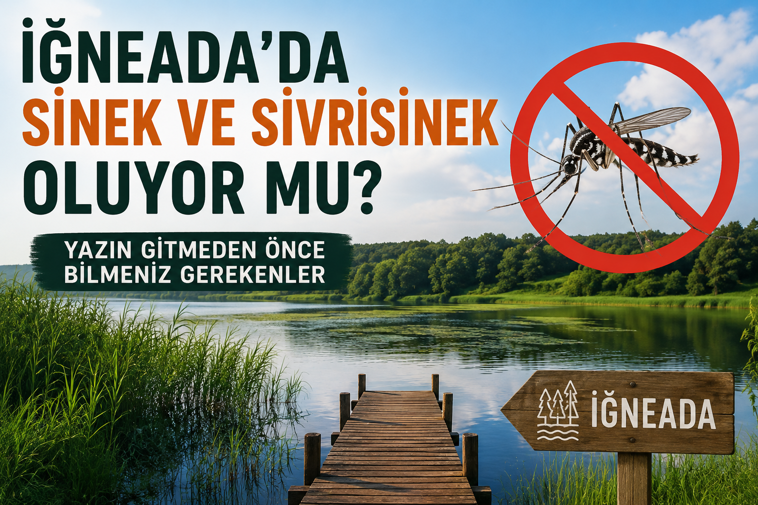 Yazın İğneada’da Sinek Oluyor mu?